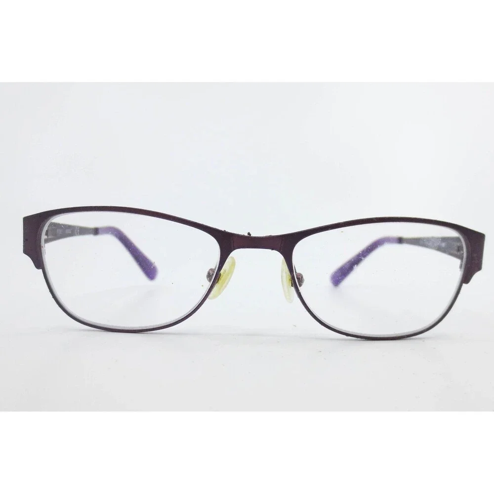 Guess GU9139-B 082 Purple Rectangular Metal Eyeglass Frames 49-17-130